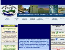 Tablet Screenshot of mchenryswcd.org